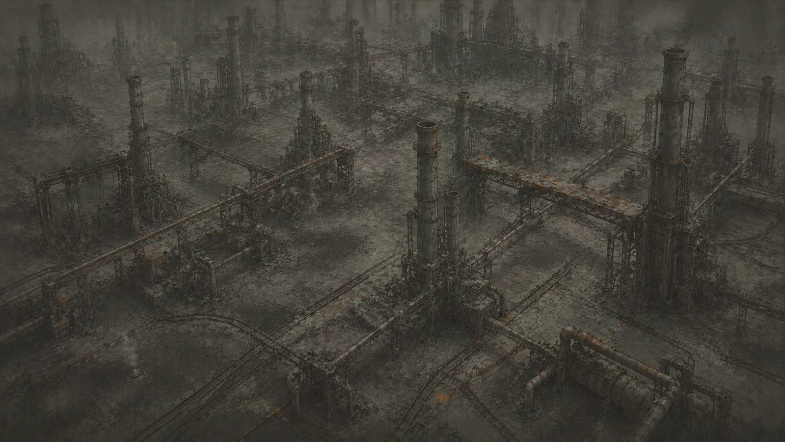 Original artwork for IndustrialCity — ⛔ an illustration made for this site, not a screenshot of the game