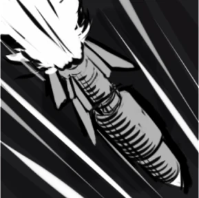 Tactical missiles as it appears in the Dust Front RTS demo, from the game files of build 23882143