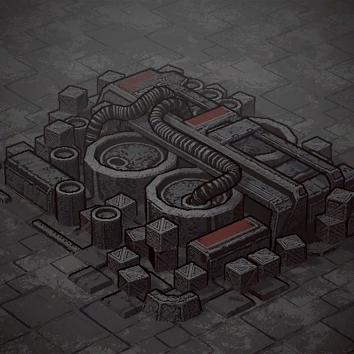 Large warehouse as it appears in the Dust Front RTS demo, from the game files of build 23882143