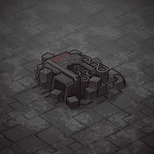Warehouse as it appears in the Dust Front RTS demo, from the game files of build 23882143