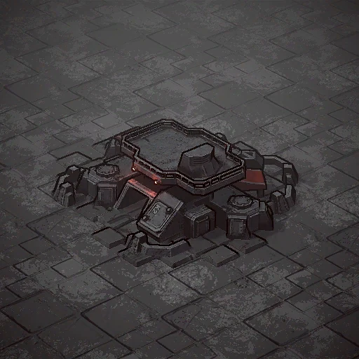 Barracks as it appears in the Dust Front RTS demo, from the game files of build 23882143