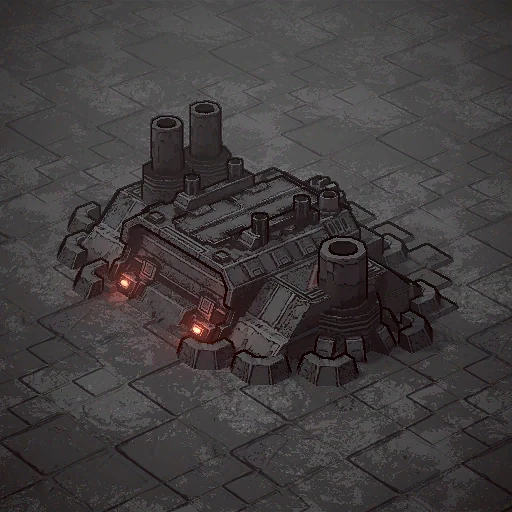 Machinery plant as it appears in the Dust Front RTS demo, from the game files of build 23882143