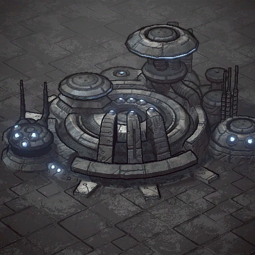 Mechanoid Factory as it appears in the Dust Front RTS demo, from the game files of build 23882143