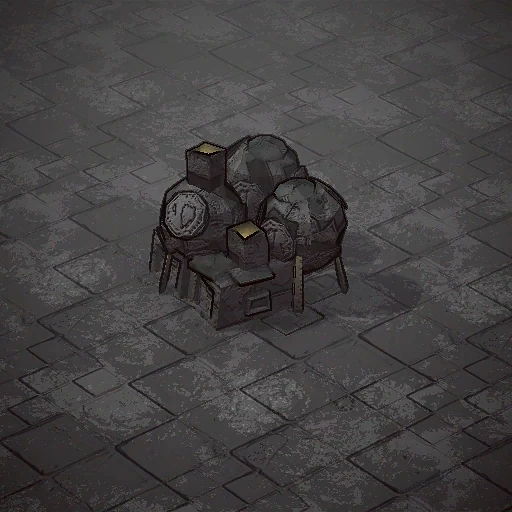 Ball silos as it appears in the Dust Front RTS demo, from the game files of build 23882143