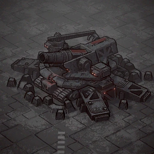 Dreadnought "Howitzer" as it appears in the Dust Front RTS demo, from the game files of build 23882143