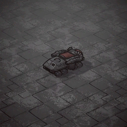 Flamethrower armored personnel carrier as it appears in the Dust Front RTS demo, from the game files of build 23882143
