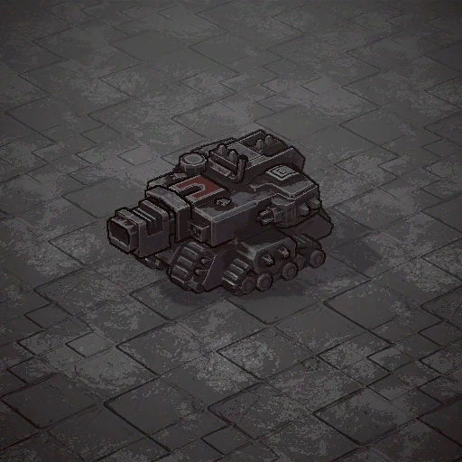 Tank "Desolator" as it appears in the Dust Front RTS demo, from the game files of build 23882143