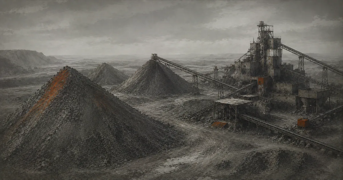 Original artwork for The economy: minerals, energy, gears and population — ⛔ an illustration made for this site, not a screenshot of the game